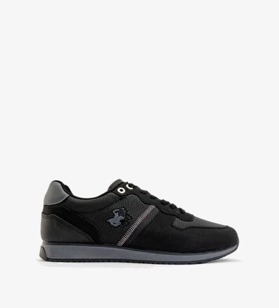 Erkek Gunluk Cilt Sneaker Ayakkabi SIyah - Fume