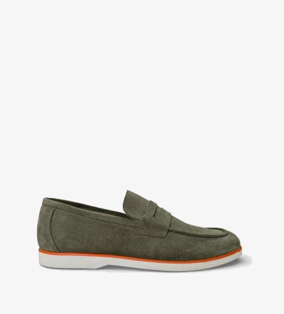 Hakiki Suet Deri Hafif Loafer Erkek Ayakkabi HakI