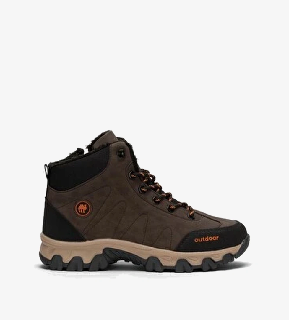 Soguk Gecirmez Unisex Uzun Outdoor Trekking Bot Ayakkabi KahverengI