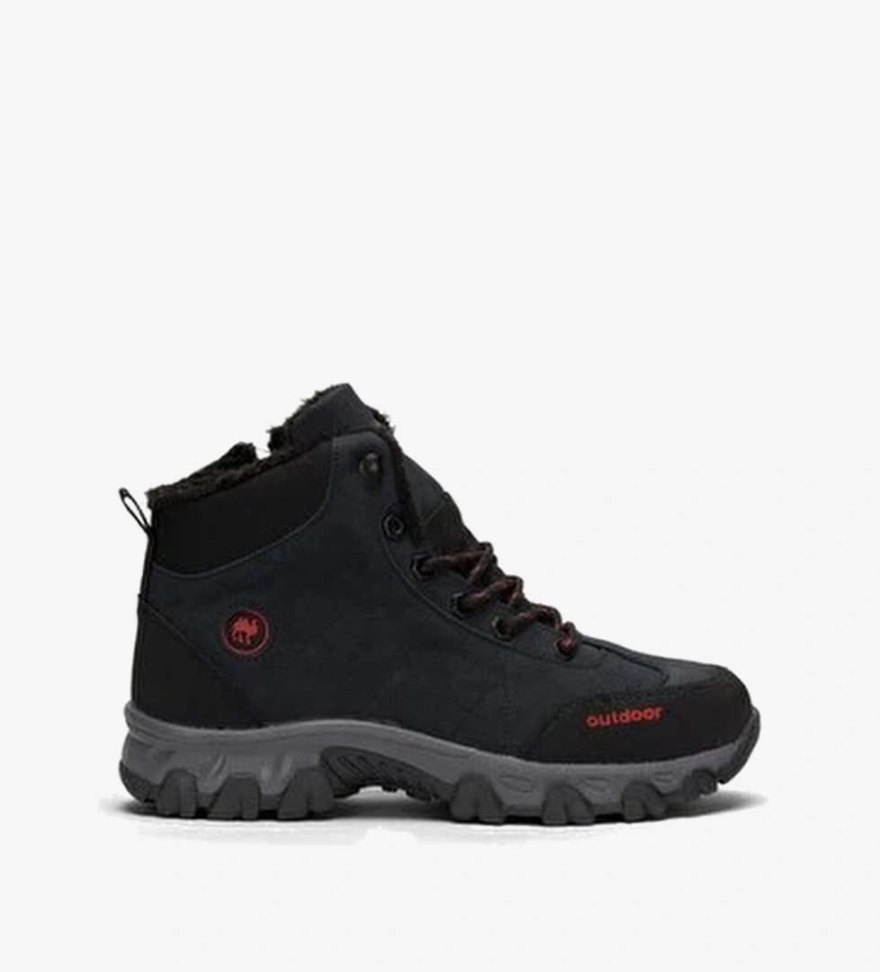 Soguk Gecirmez Unisex Uzun Outdoor Trekking Bot Ayakkabi LacIvert