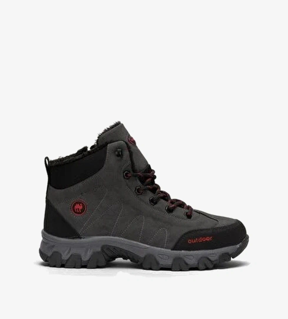 Soguk Gecirmez Unisex Uzun Outdoor Trekking Bot Ayakkabi GrI