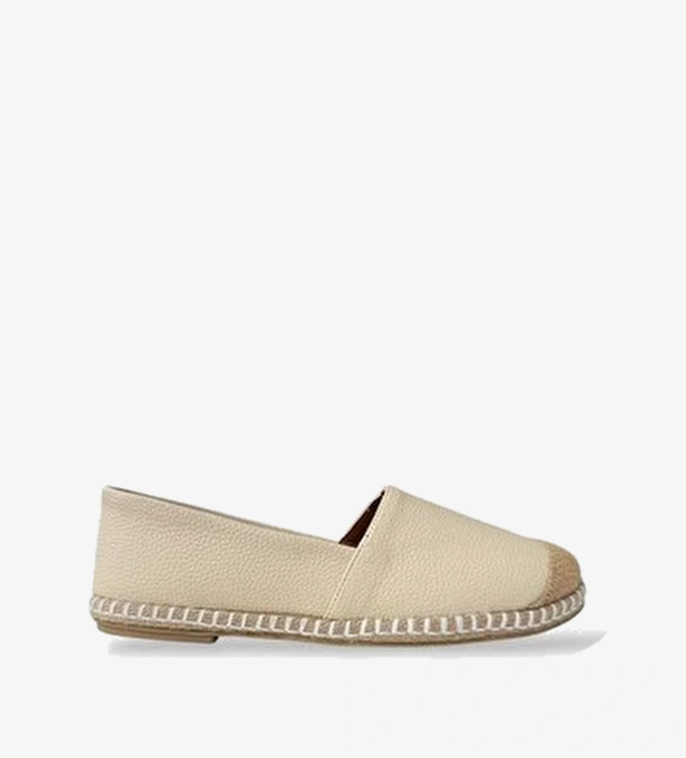 Kadin Espadril Ayakkabi Krem