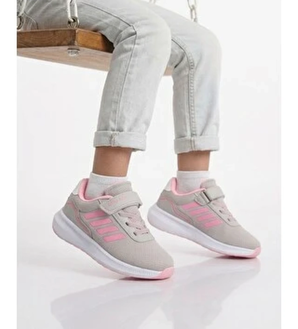 Buz-Pembe Cirtli Fileli Hafif Kiz Cocuk Spor Ayakkabi 755 F