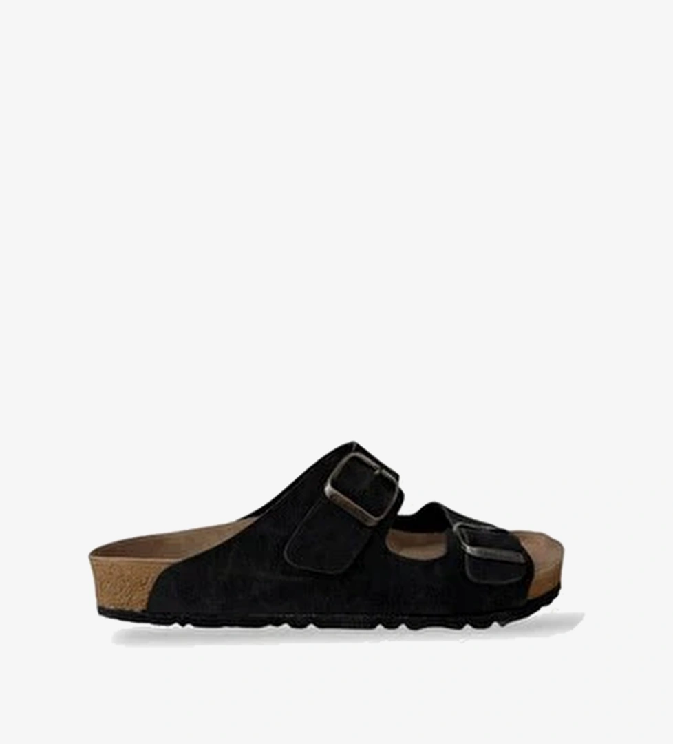 Unisex Cift Tokali Ortopedik Terlik SIyah