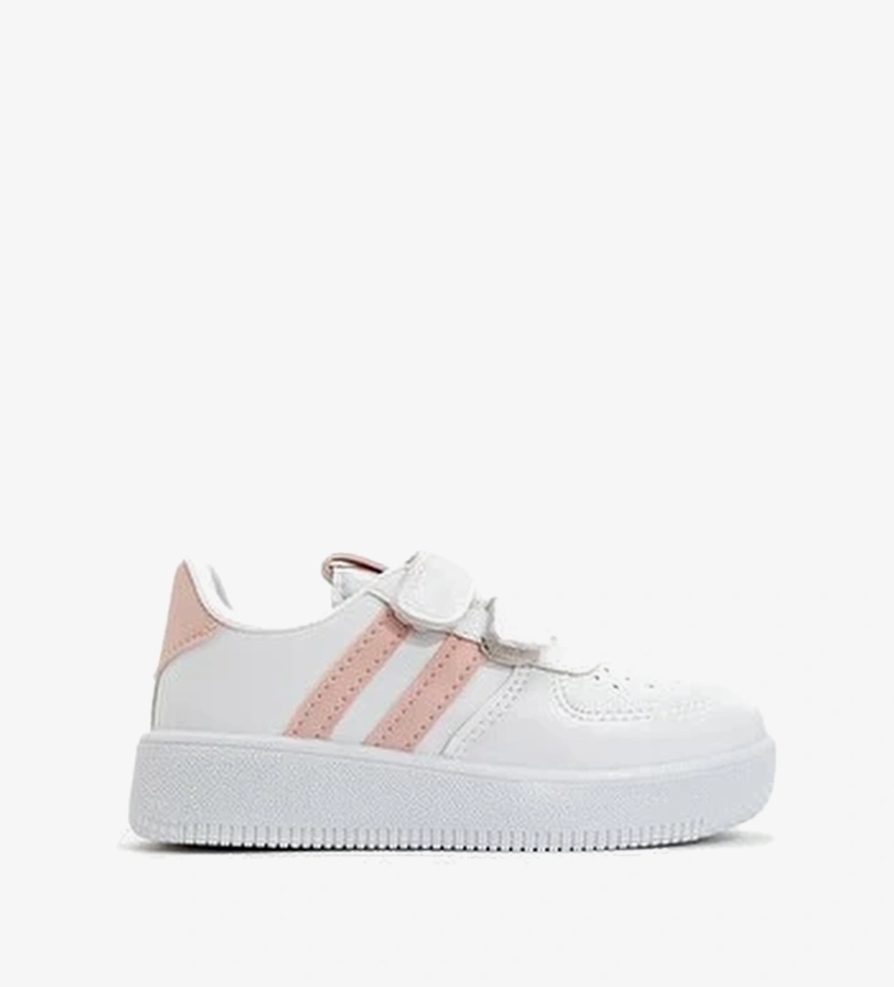 Cocuk Sneaker Spor Ayakkabi Beyaz - Pudra