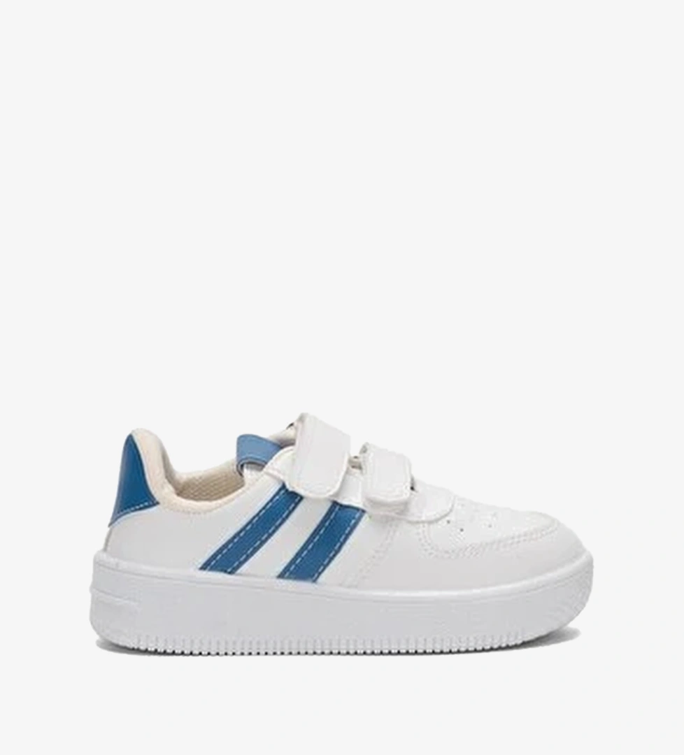 Cocuk Sneaker Spor Ayakkabi Beyaz-MavI
