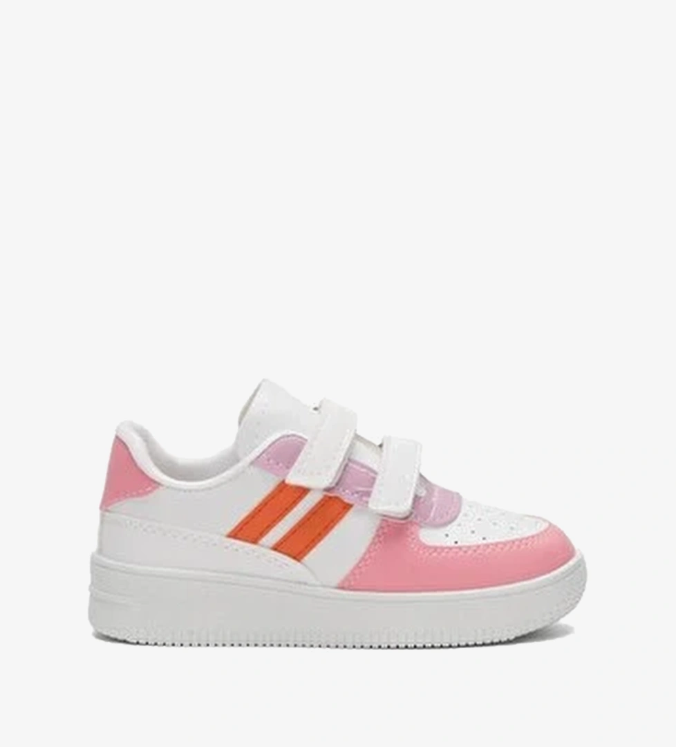 Cocuk Sneaker Spor Ayakkabi Pudra - Turuncu