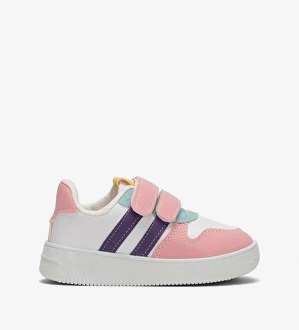 Cocuk Sneaker Spor Ayakkabi Pembe-Mor