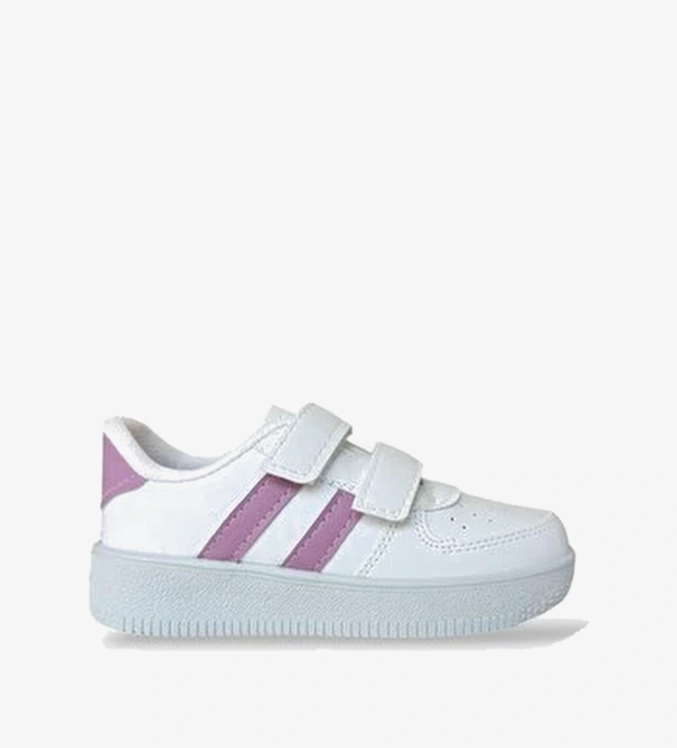 Cocuk Sneaker Spor Ayakkabi Lila-Beyaz