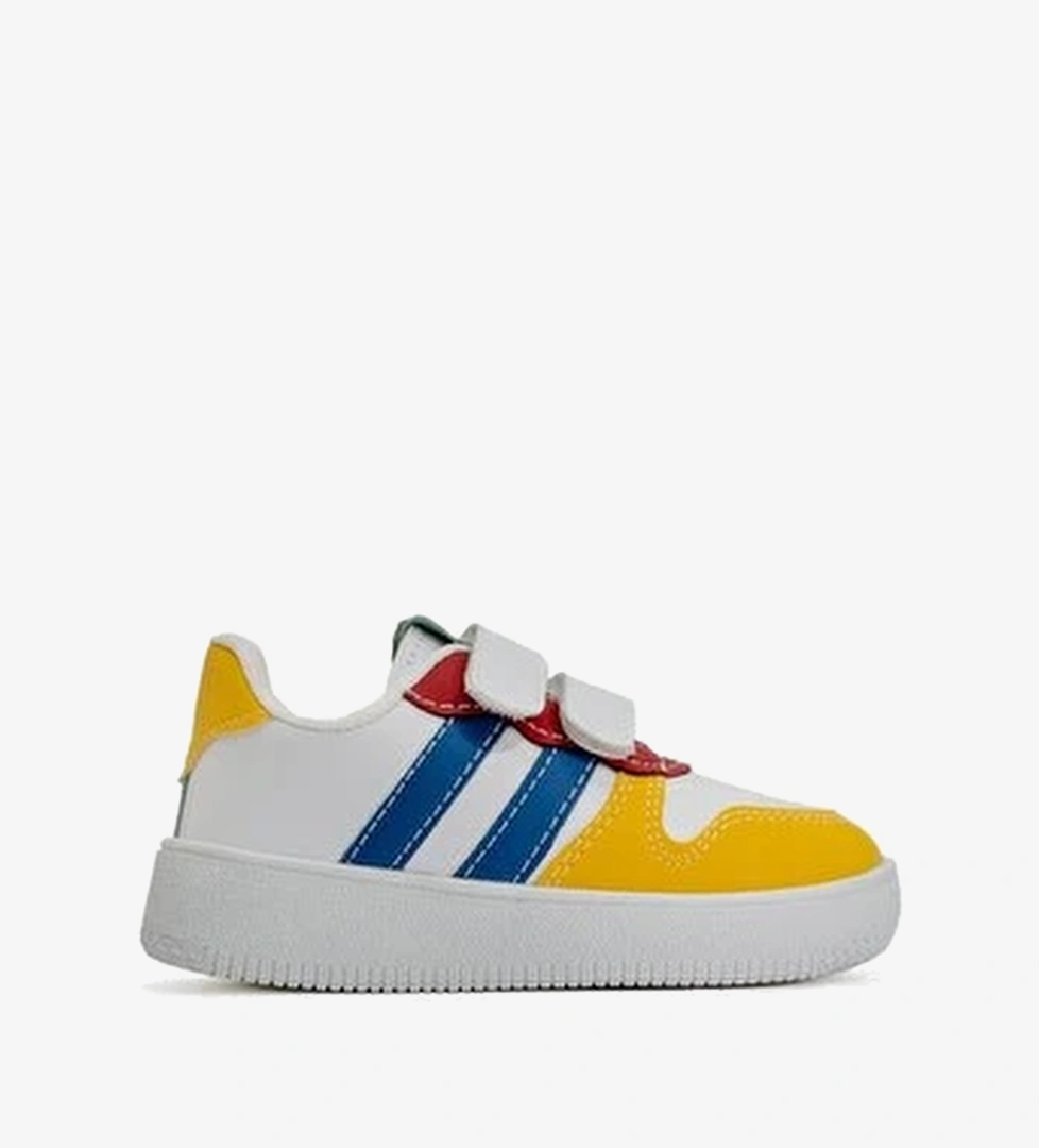 Cocuk Sneaker Spor Ayakkabi Beyaz - Kirmizi