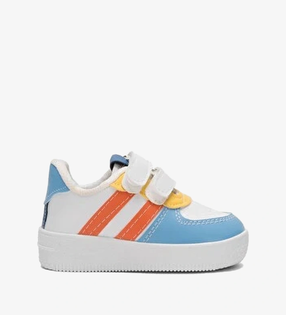 Cocuk Sneaker Spor Ayakkabi MavI - Turuncu