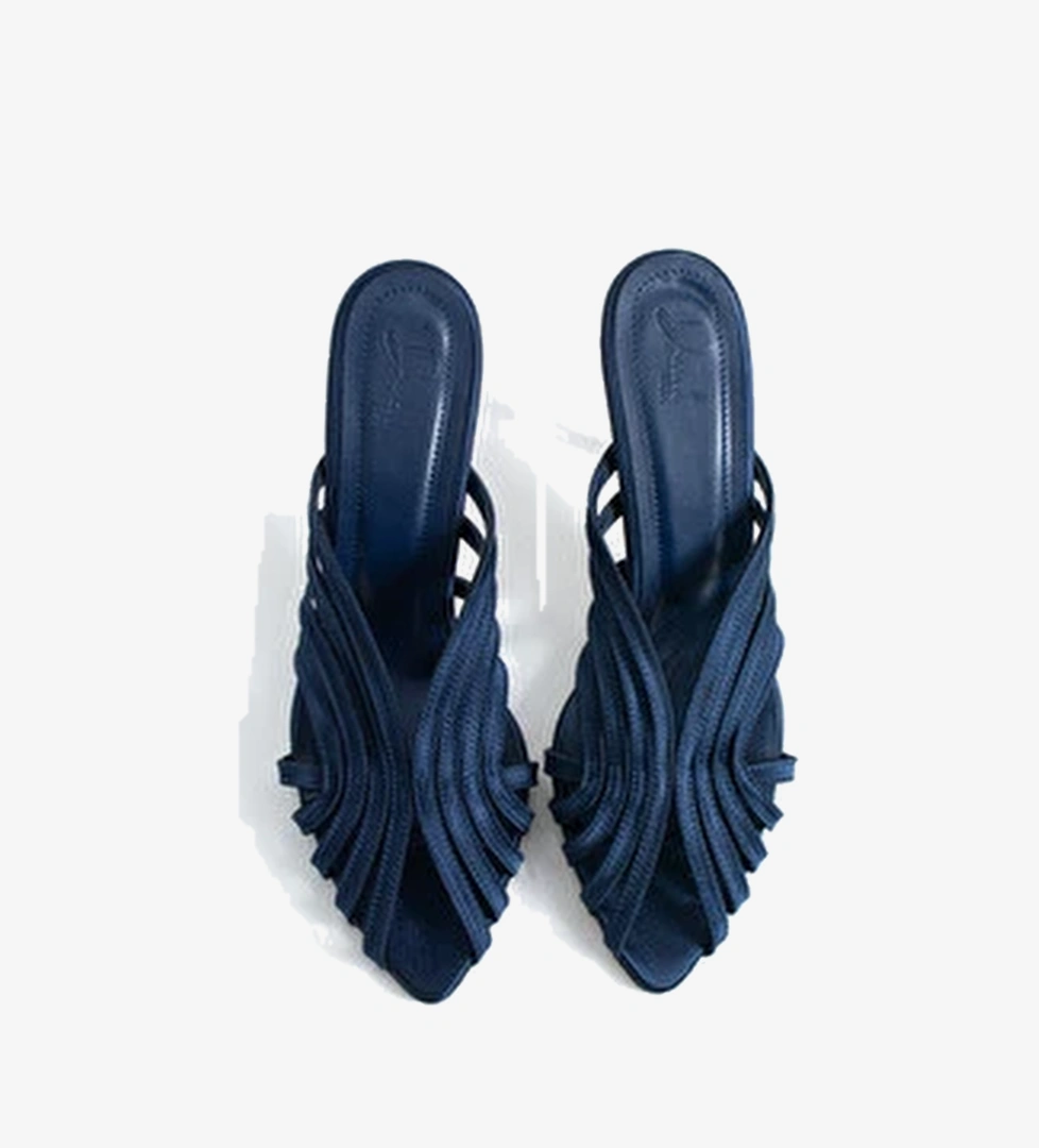 Duxal Shoes Duxal Shoes Alysa Kadin Kafes Tasarimli Topuklu Terlik LC Waikiki'de! Belirsiz - 1. görsel