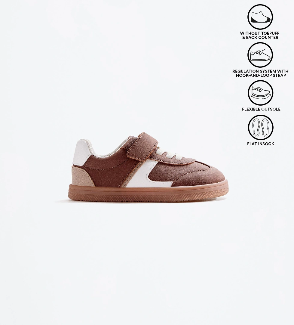 Lefties Kahverengi Lefties Retro Barefoot spor ayakkabı