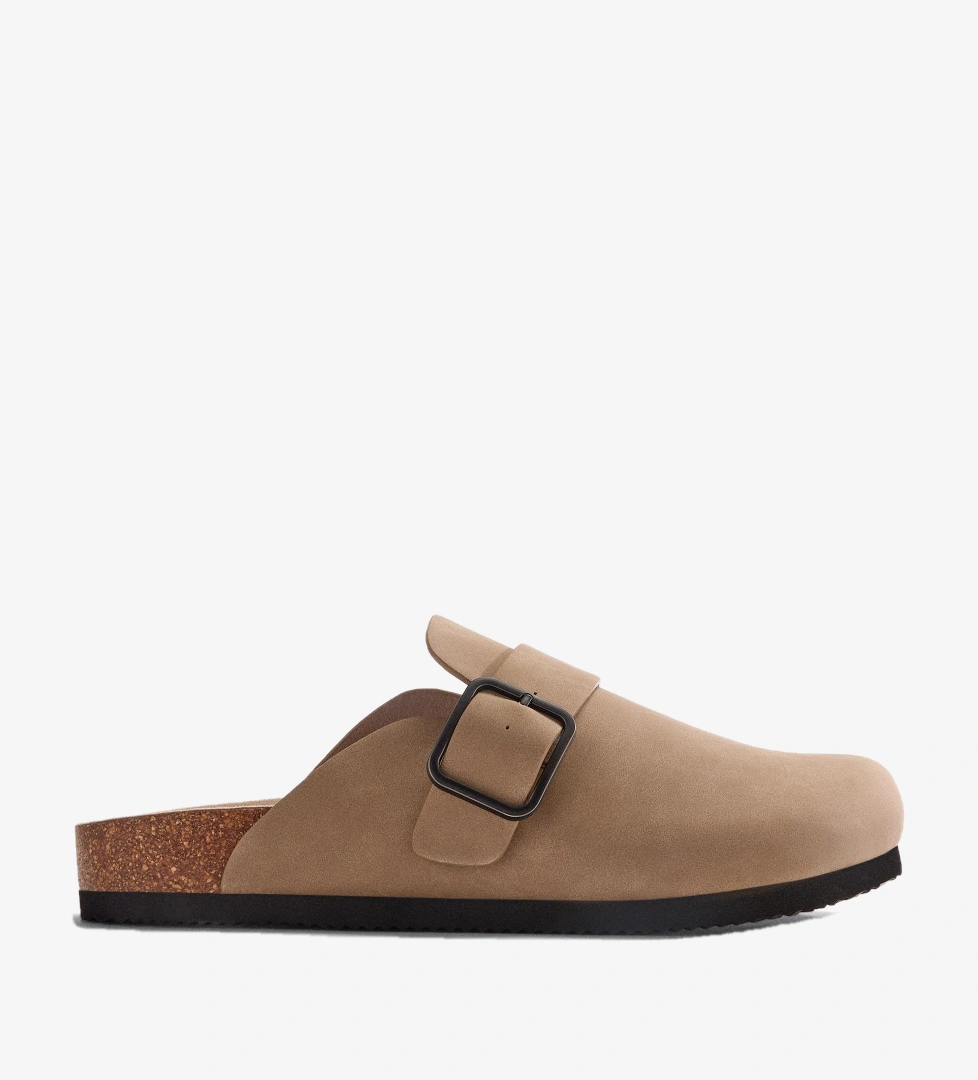 Lefties Bej Lefties Suni Süet tokalı sabo