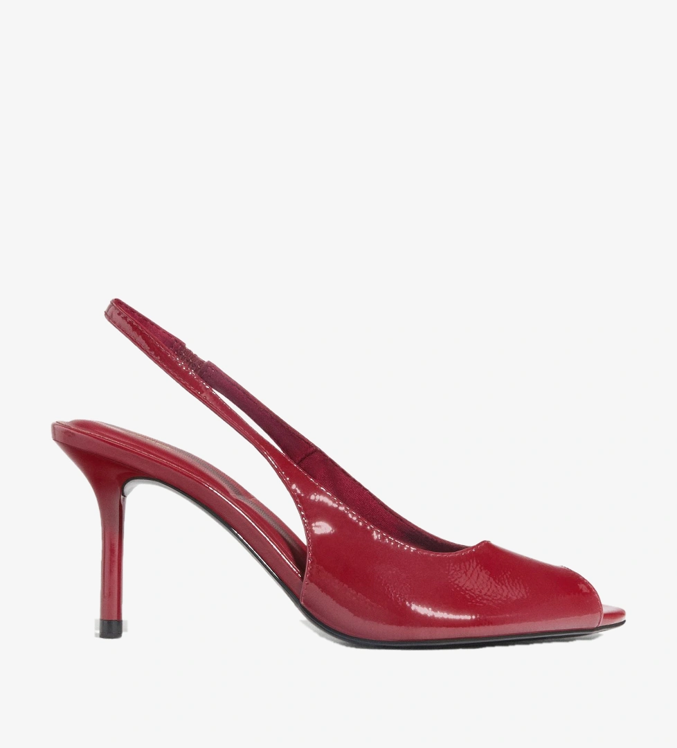 Peep toe topuklu ayakkabı