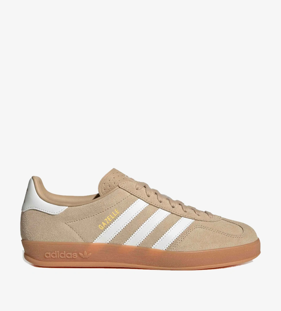 adidas GAZELLE INDOOR Erkek Bej Spor Ayakkabı HQ5154