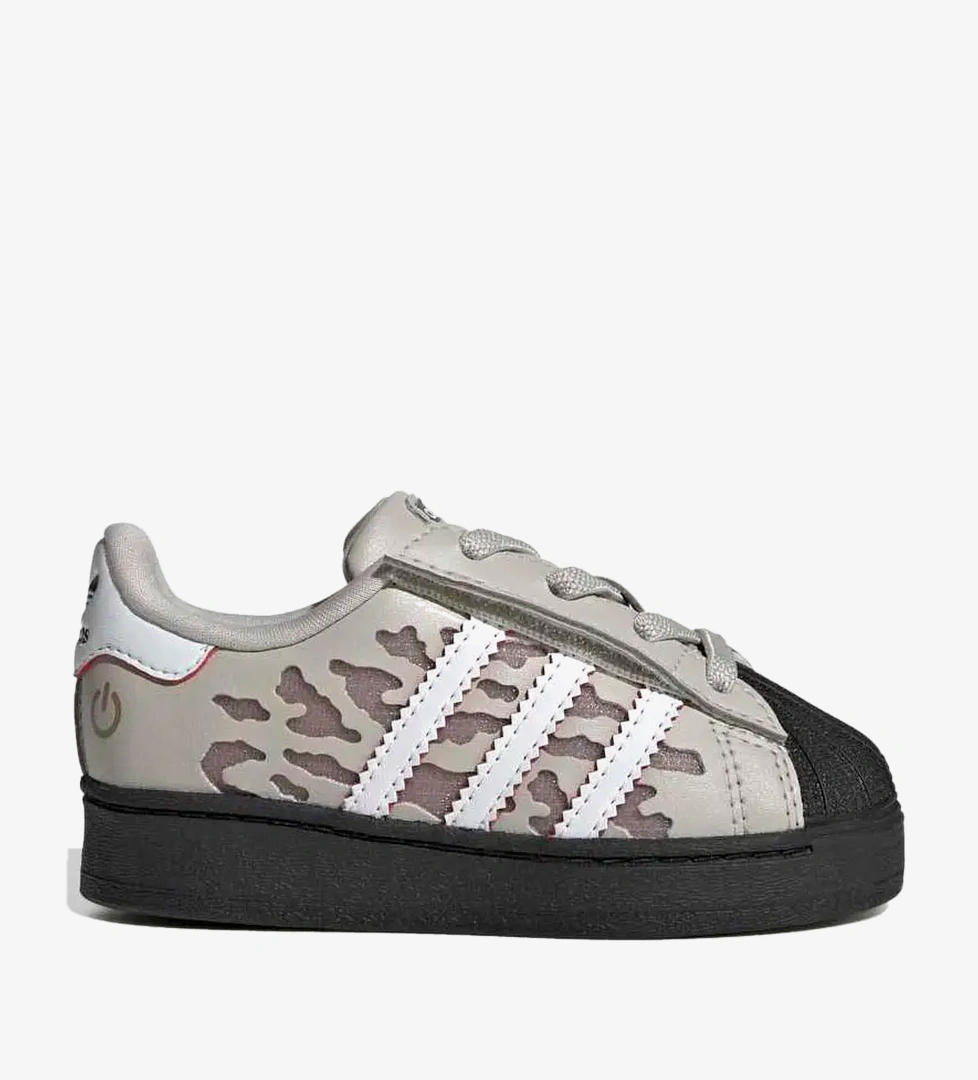 adidas SUPERSTAR LED LIGHTS CF EL I Bej Erkek Spor Ayakkabı KJ2228