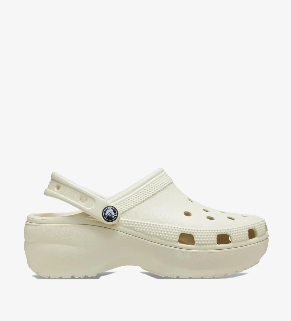 Crocs Classic Platform Clog W Bej Terlik 206750-2Y2
