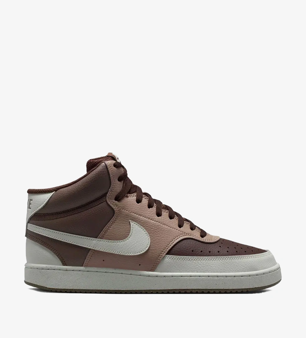 Nike Court Vision Mid Next Nature Erkek Kahverengi Spor Ayakkabı DN3577-200