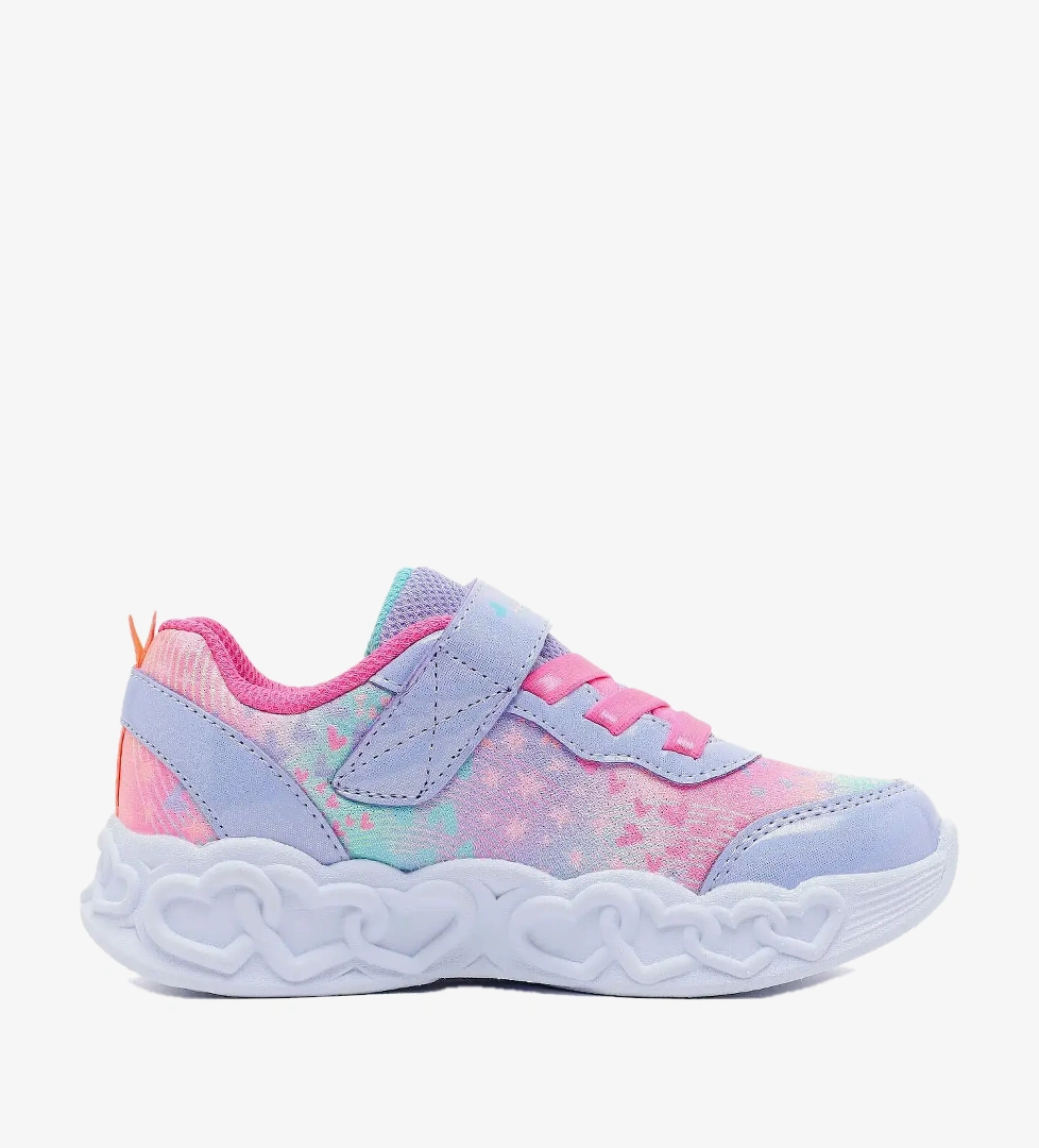 Skechers INFINITE HEART LIGHTS - HEART JEWELS Mor Çocuk Spor Ayakkabı 303261N-LVMT