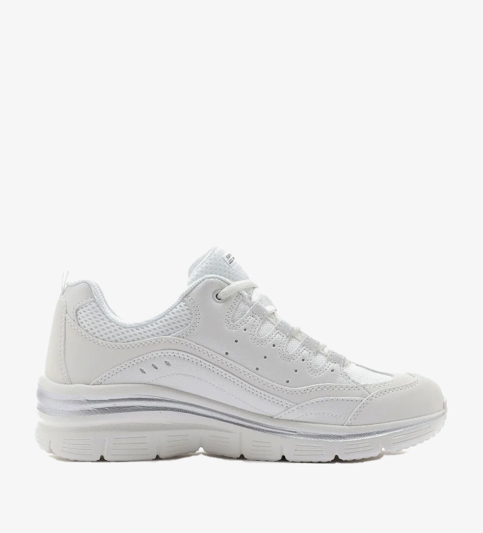 Skechers FASHİON FİT Kadın Beyaz Spor Ayakkabı 896295TK-OFWT