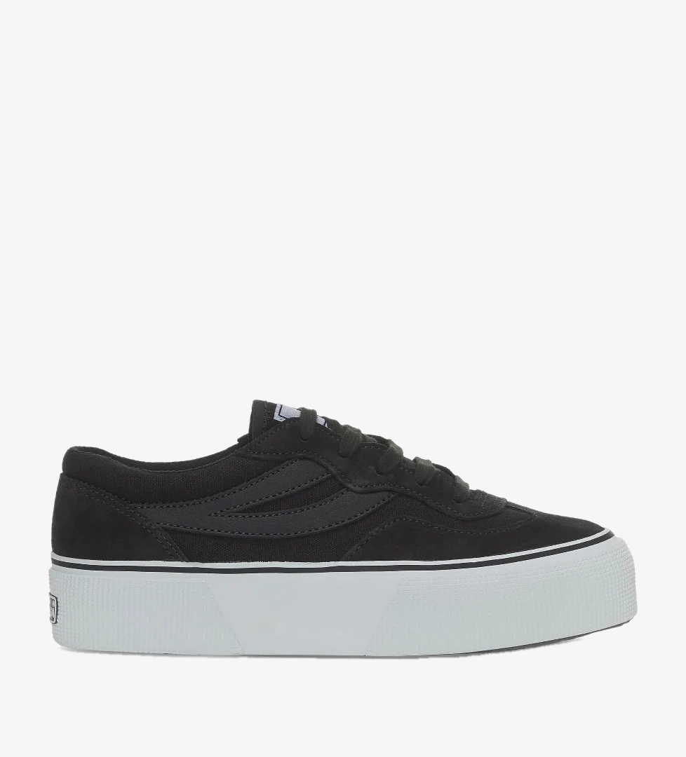 Superga 3041 REVOLLEY COLORBLOCK PLATFORM Kadın Siyah Sneaker S1151MW-A6P
