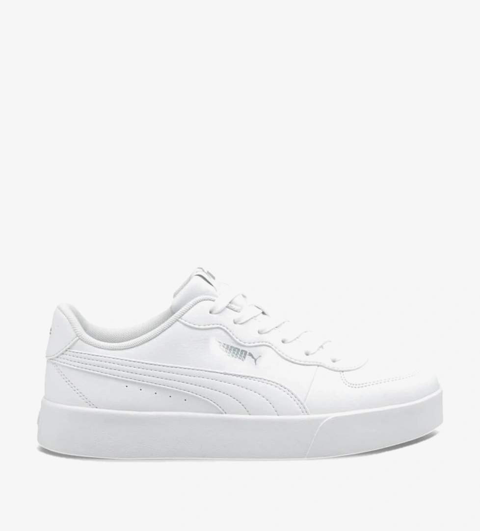 Puma Skye Clean-Puma White-White-Silver Kadın Spor Ayakkabı