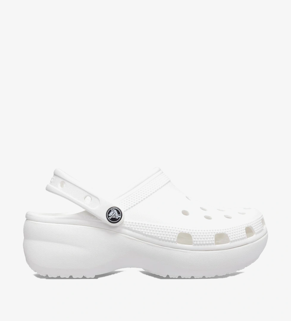 Crocs Beyaz Crocs Classic Platform Clog
