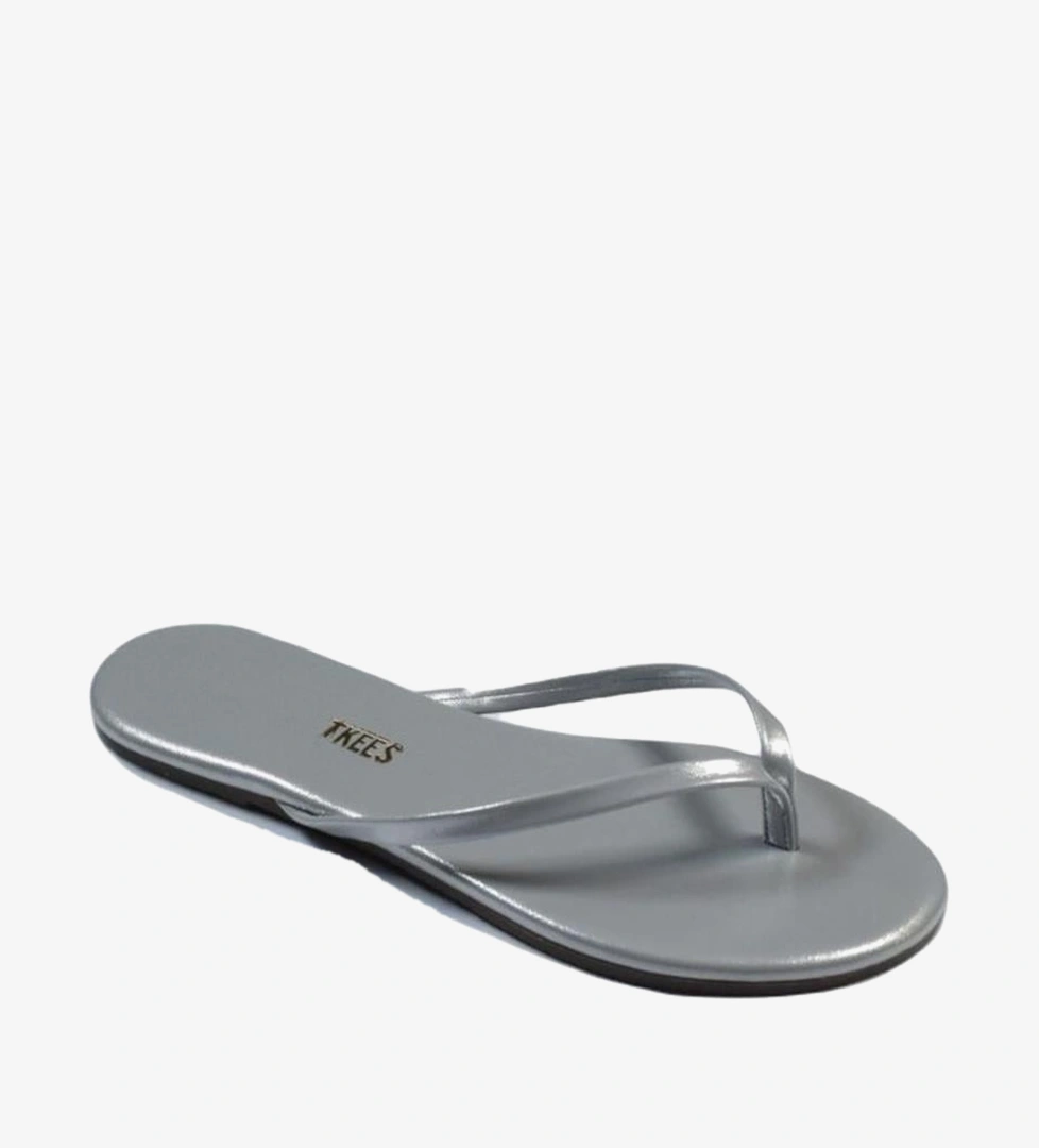 Tkees Metalik Gri Tkees Flip Flop