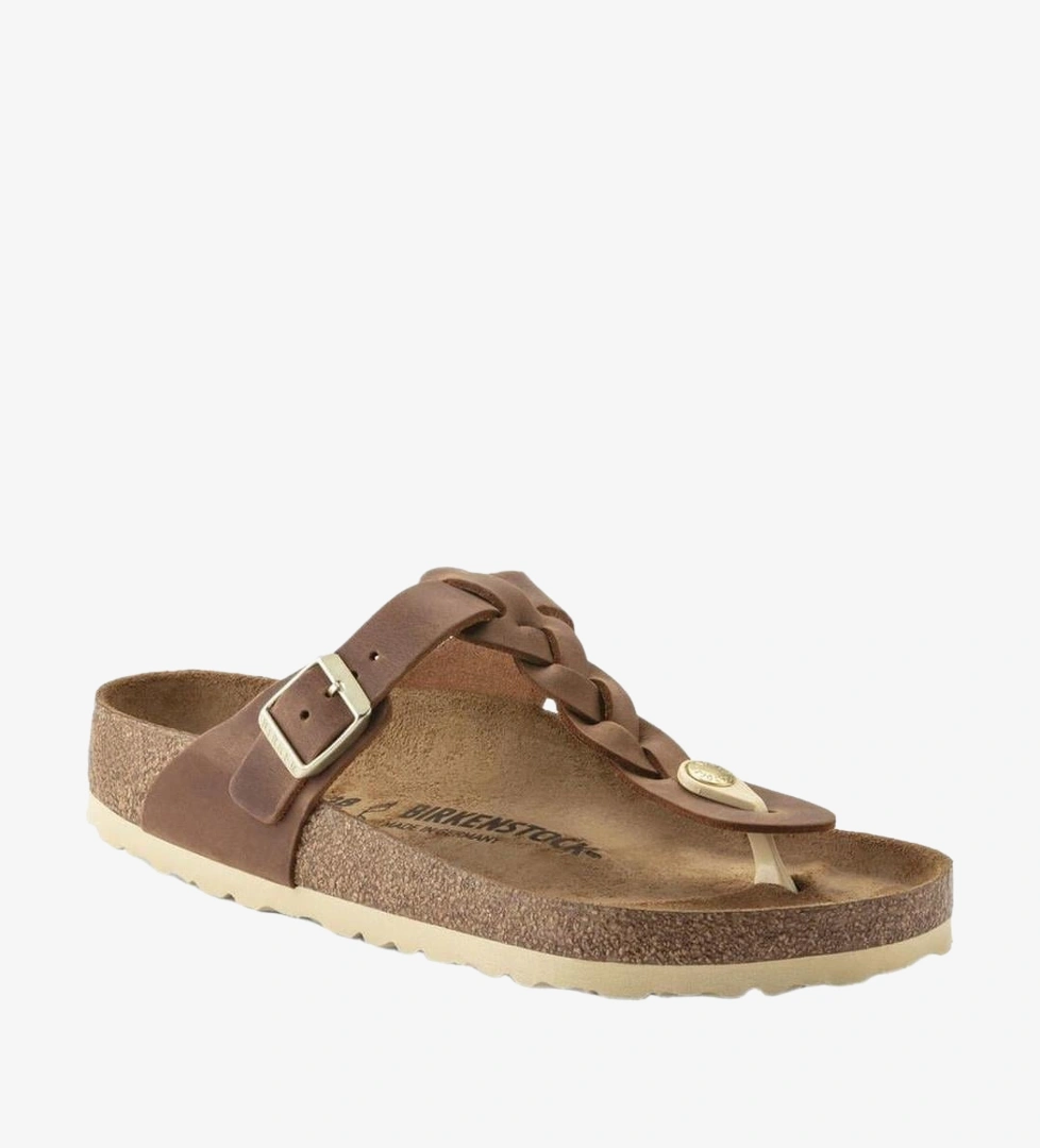 Gizeh Leoi Braided Birkenstock Kadın Parmak Arası Terlik