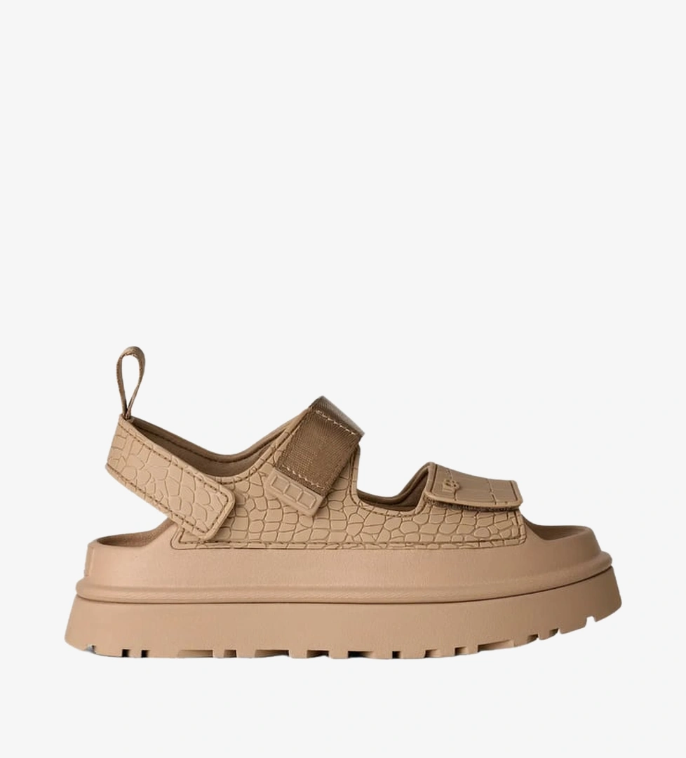 W Goldenglow Embossed Ugg Kadın Sandalet