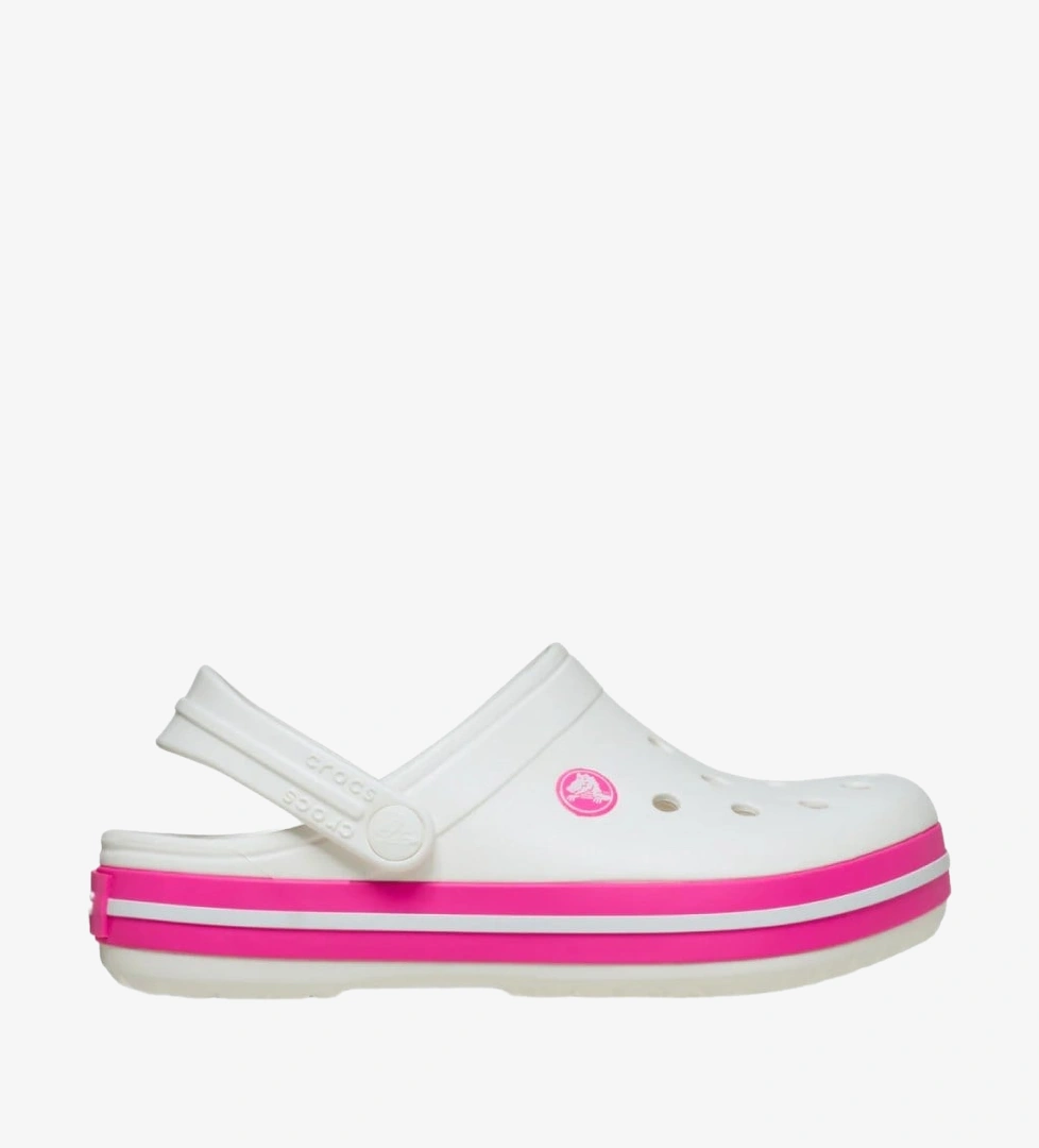 Crocband Clog T Crocs Crocs Beyaz Pembe Çocuk Terlik
