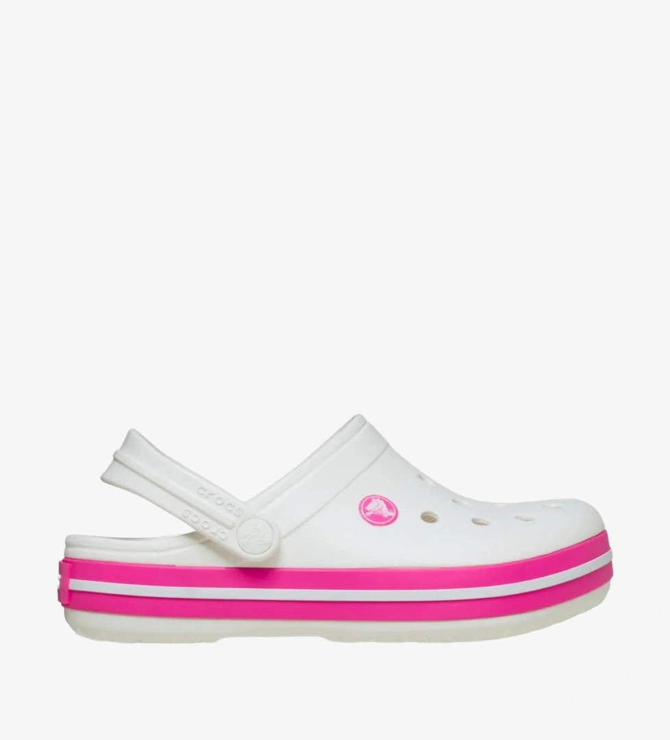 Crocband Clog T Crocs Crocs Beyaz Pembe Çocuk Terlik