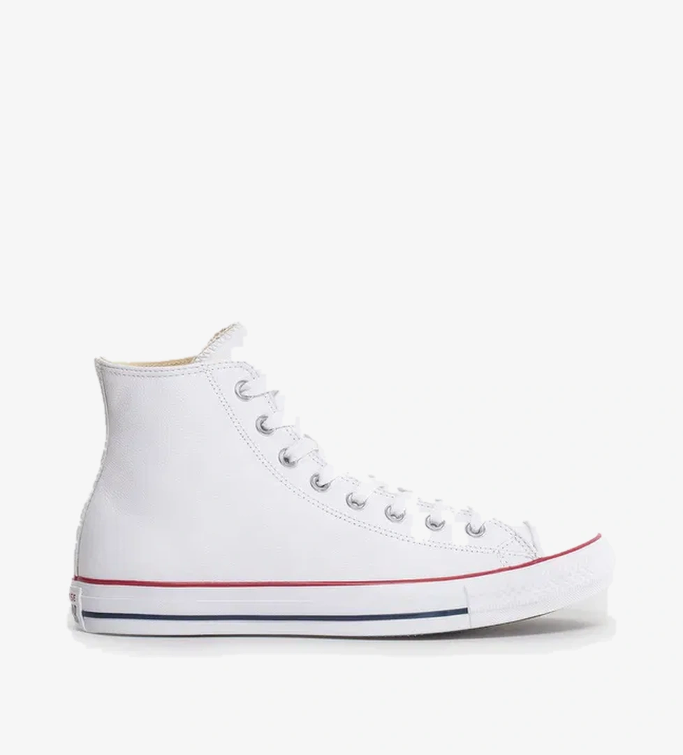 Converse Chuck Taylor All Star Hi Deri Unisex Beyaz Sneaker