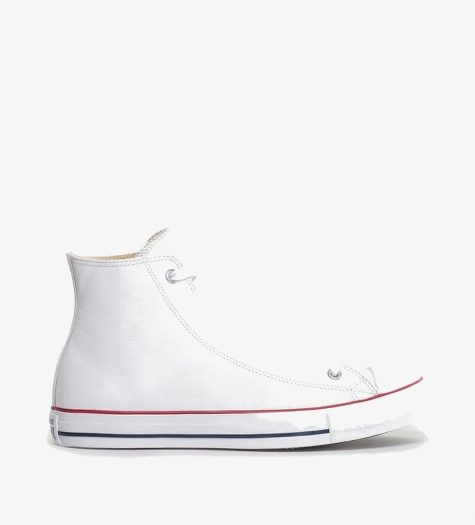 Converse Chuck Taylor All Star Hi Deri Unisex Beyaz Sneaker