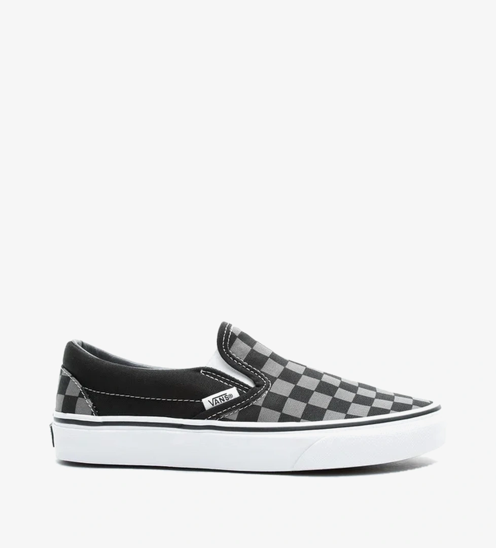Vans Classic Slip-On Checkerboard Siyah Unisex Sneaker