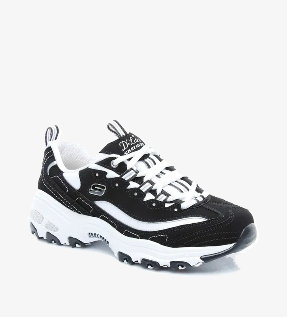 Skechers Skechers D'Lites-Biggest Fan Kadın Siyah-Beyaz Spor Ayakkabı Sneaker | Occasion Siyah - 1. görsel