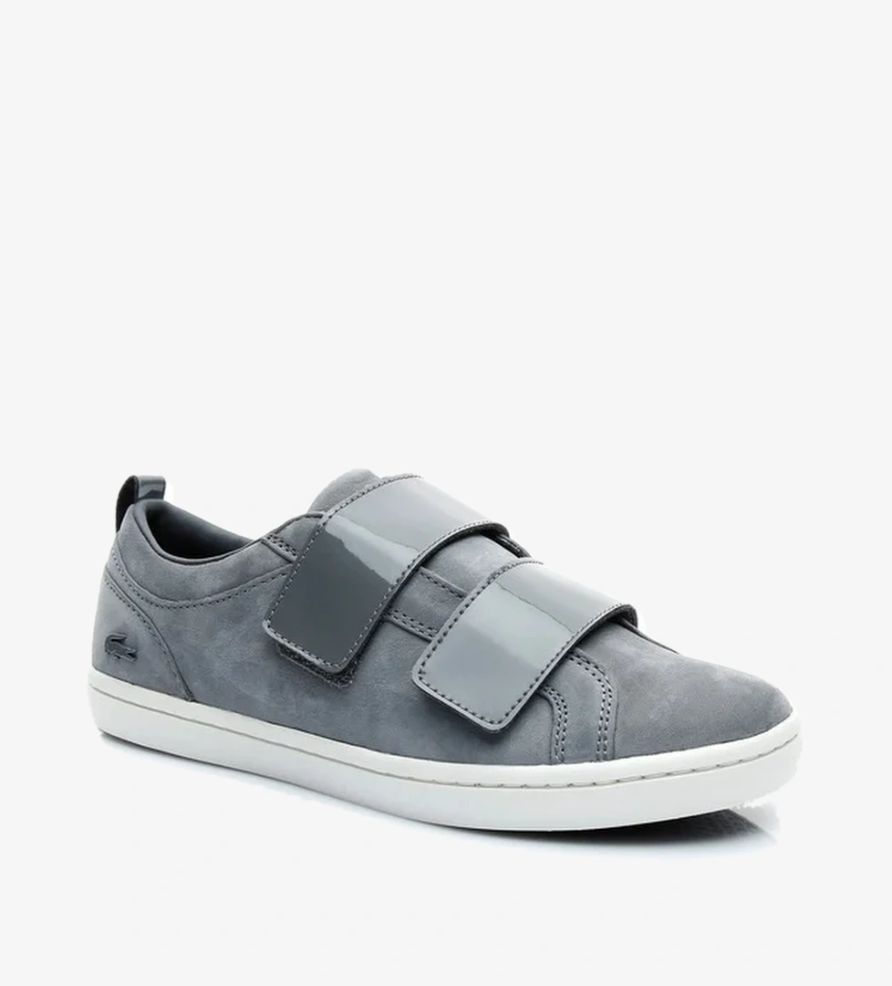 Lacoste Lacoste Straightset Strap Kadın Gri Sneaker | Occasion Gri - 1. görsel