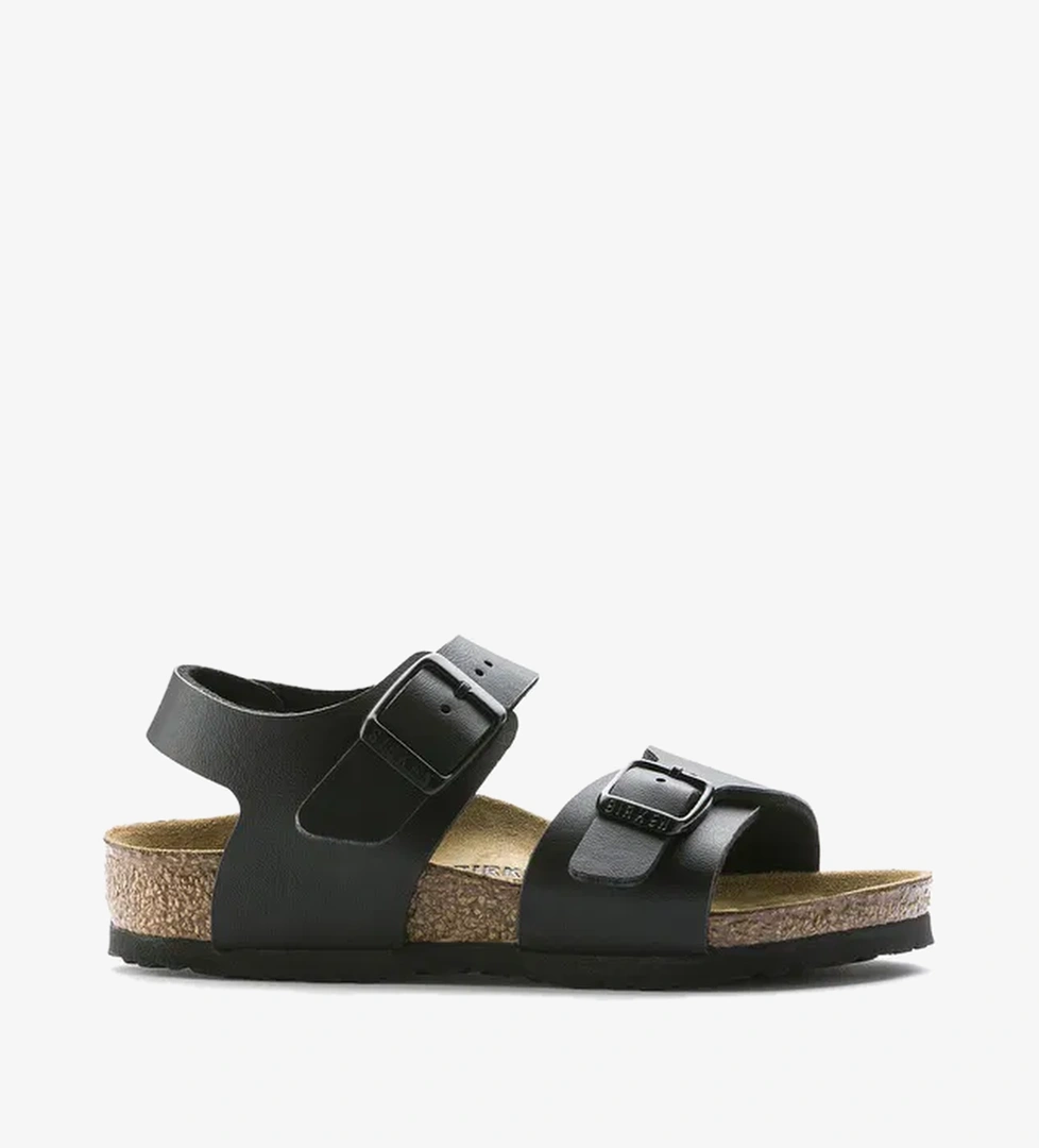 Birkenstock New York BF Çocuk Siyah Sandalet - Görsel 1