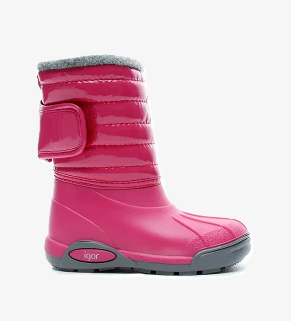 Igor Topo Ski Charol Pembe Bebek Yağmur Botu