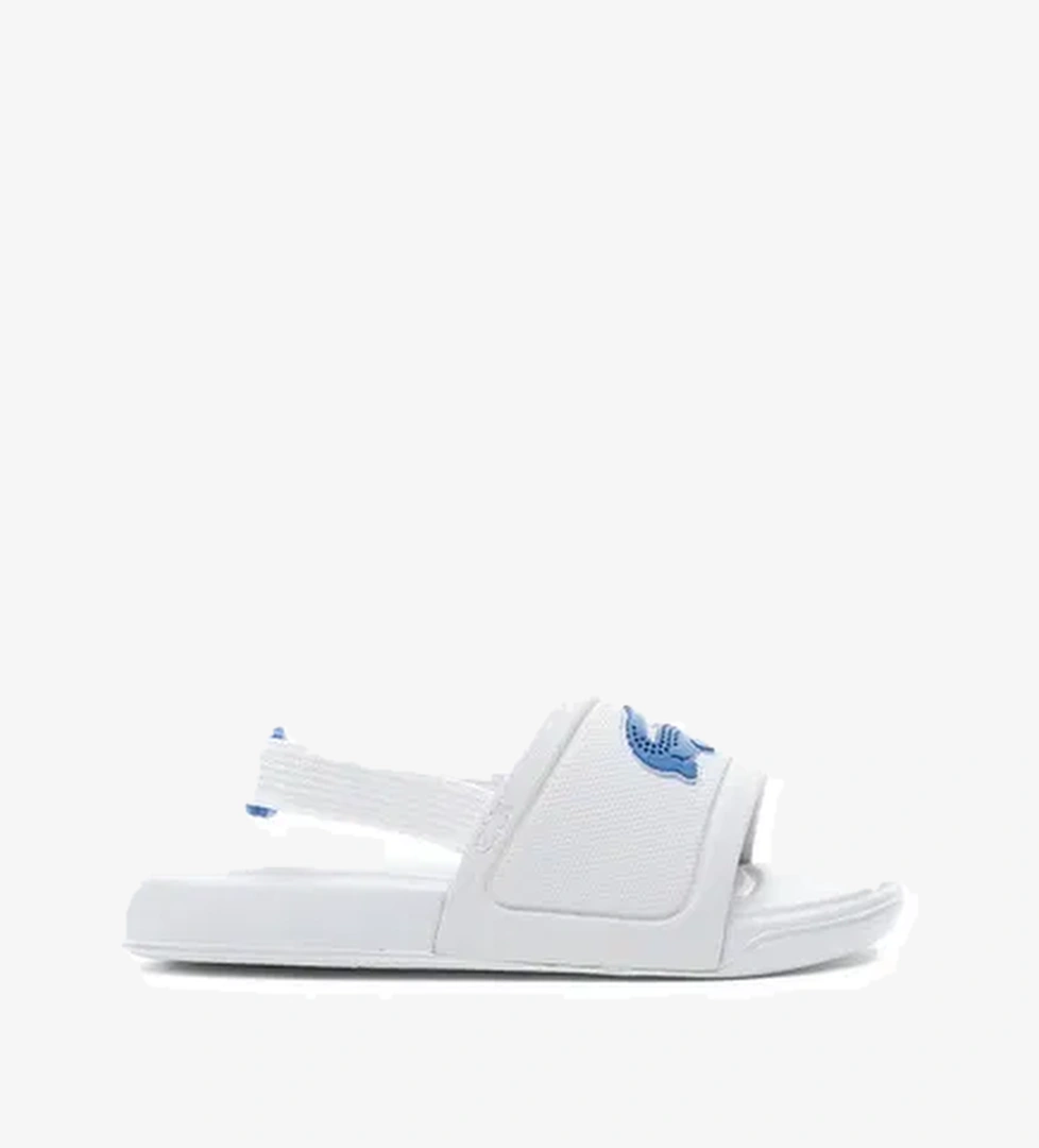 Lacoste Lacoste L.30 Slide 120 1 Cui Çocuk Timsah Baskılı Beyaz Sandalet Sandalet & Terlik | Occasion Beyaz - 1. görsel