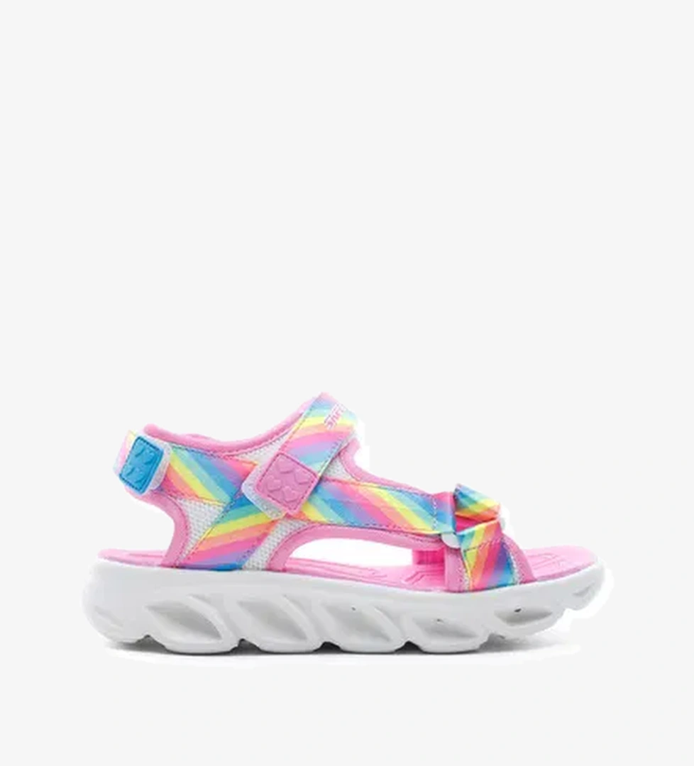 Skechers Hypno Splash - Rainbow Lights Çocuk Işıklı Pembe Sandalet