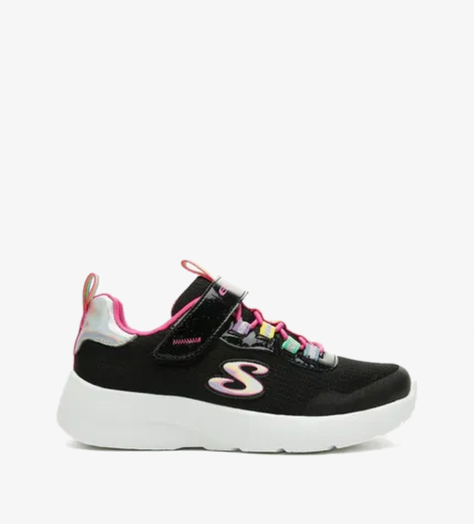 Skechers Dynamight 2.0-Rockin' Rainbow Çocuk Siyah Spor Ayakkabı