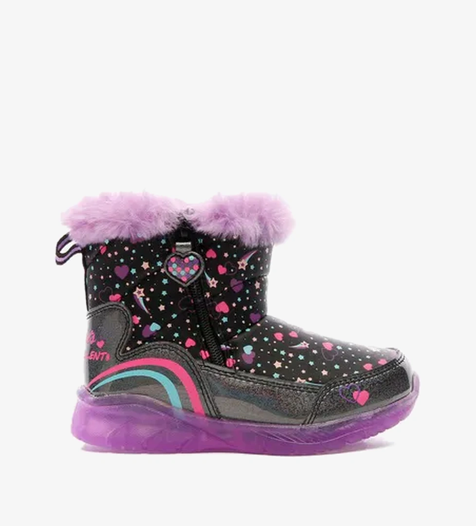 Skechers Illumi-Brights Bebek Siyah Bot