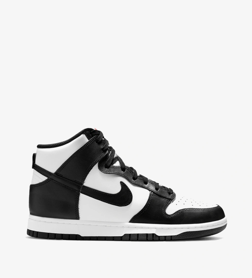 Nike Dunk High Kadın Siyah/Beyaz Spor Ayakkabı