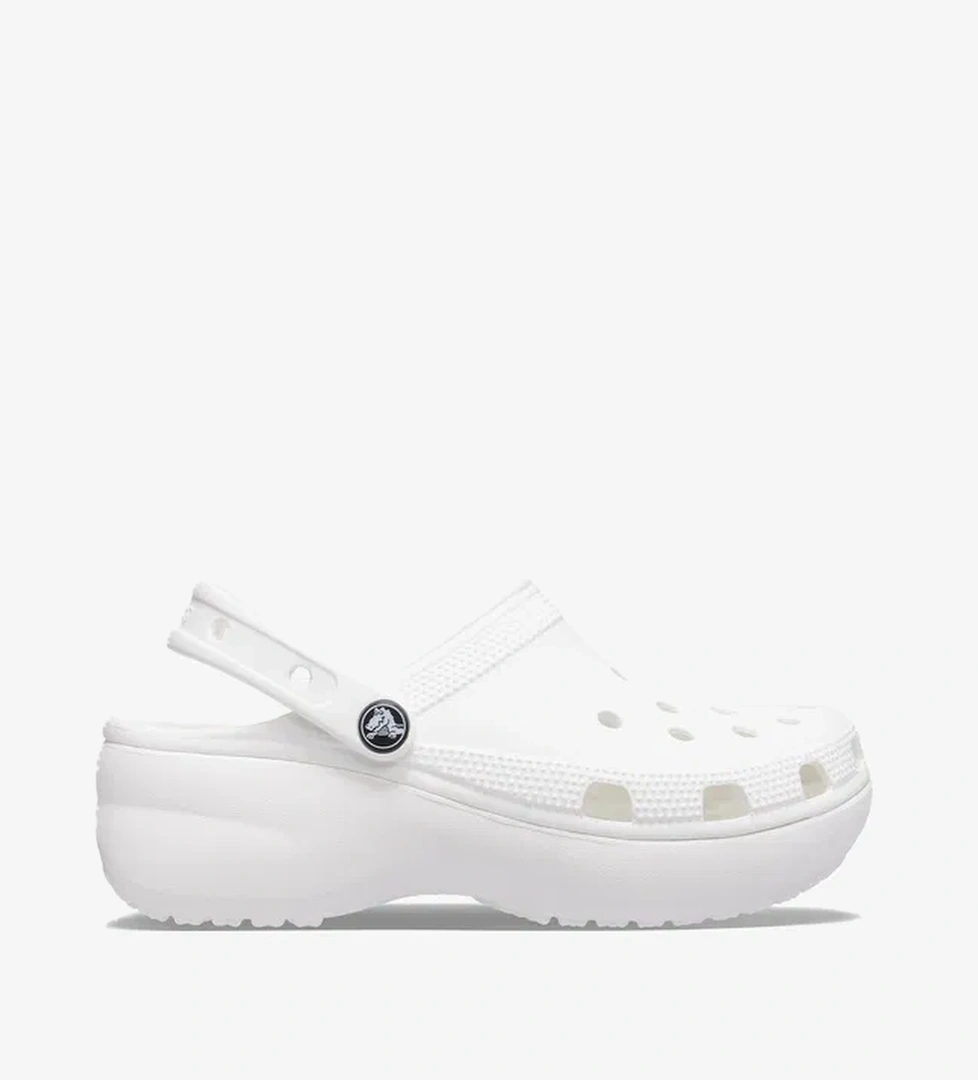 Crocs Classic Platform Clog Kadın Beyaz Terlik