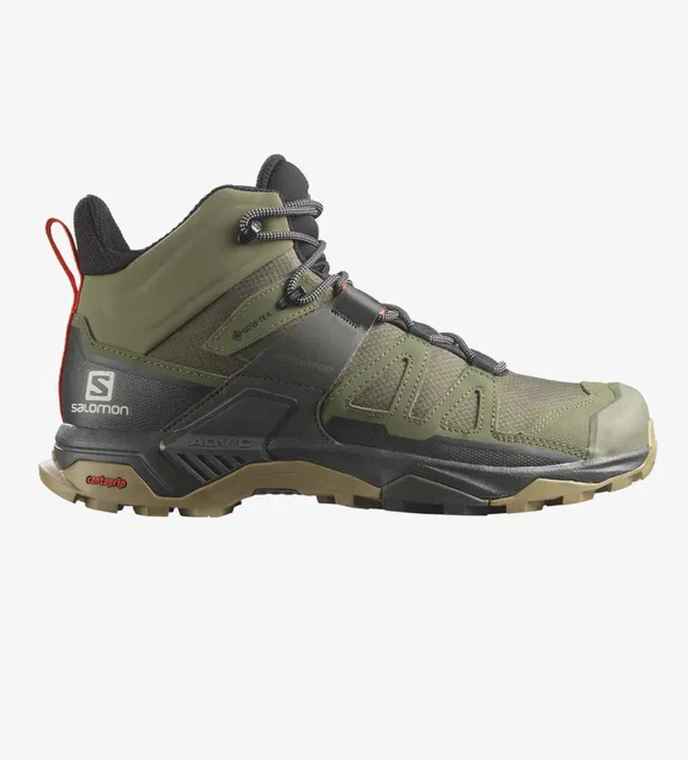 Salomon X Ultra 4 Mid Gore-Tex Erkek Yeşil Bot - Görsel 1