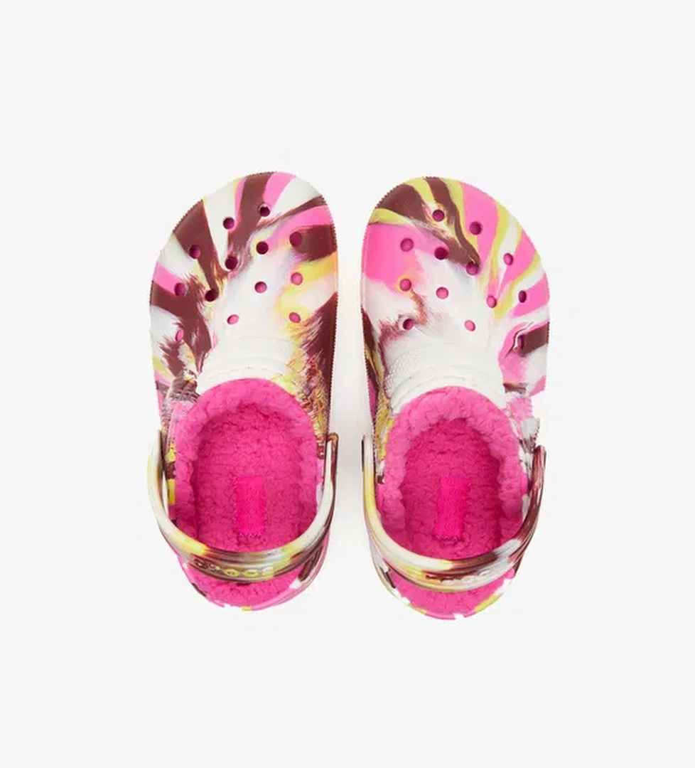 Crocs Classic Lined Clog Çocuk Renkli Terlik - Görsel 1