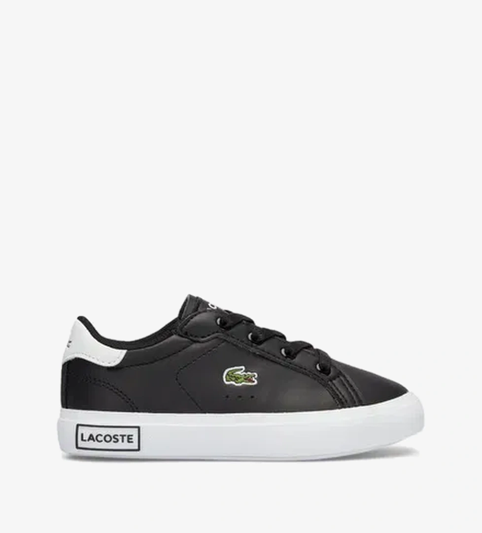 Lacoste Lacoste POWERCOURT Bebek Siyah Sneaker | Occasion Siyah - 1. görsel