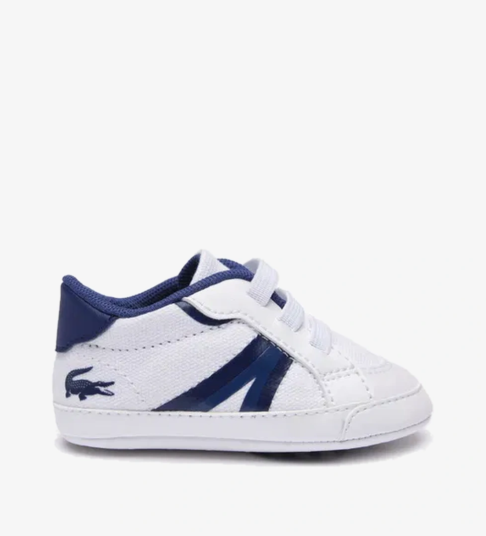 Lacoste L004 Bebek Beyaz Sneaker - Görsel 1